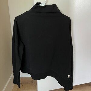 Vuori Women's Restore Funnel Neck in Black